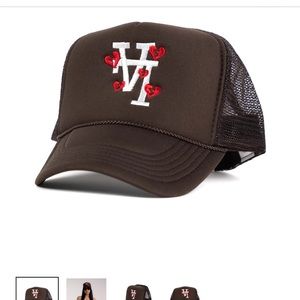 brown trucker hat